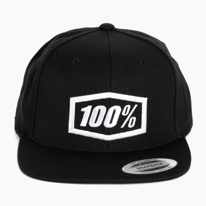 Ανδρικό 100% Essential Snapback καπέλο μαύρο 20015-001-01 4