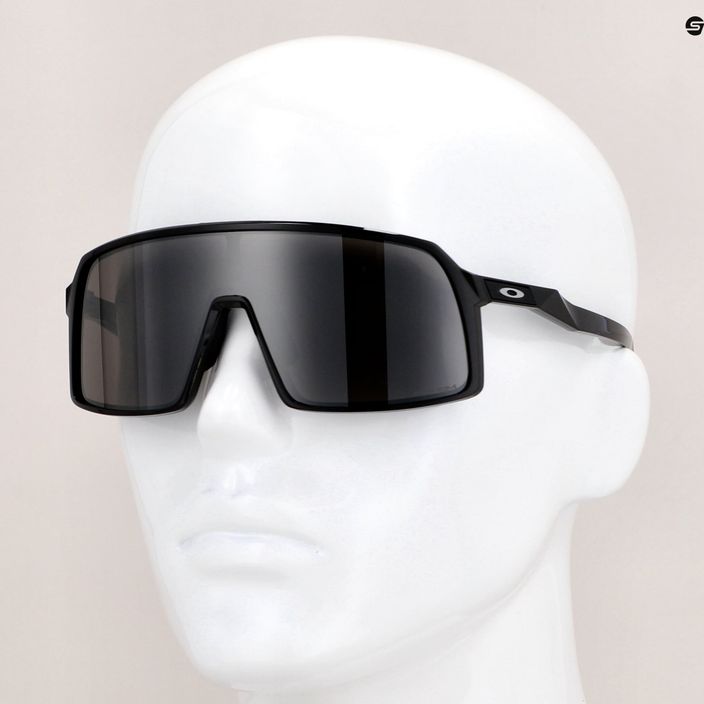 Oakley Sutro γυαλισμένο μαύρο / μαύρο ποδηλατικά γυαλιά 0OO9406 13