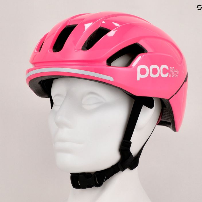 Παιδικό κράνος ποδηλάτου POC POCito Omne MIPS fluorescent pink 9