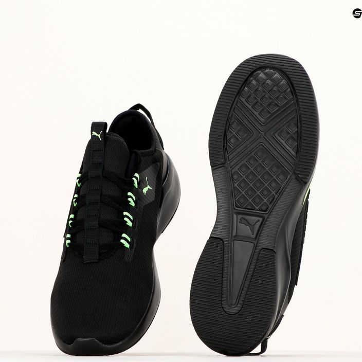 Ανδρικά παπούτσια για τρέξιμο PUMA Retaliate 2 μαύρο-πράσινο 376676 23 13