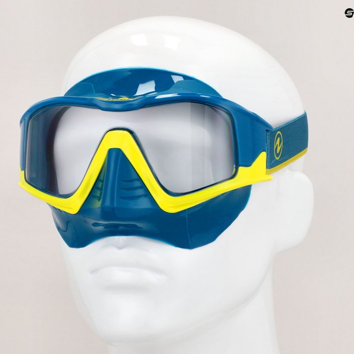 Aqualung Vita βενζίνη/κίτρινη μάσκα κατάδυσης MS5529807LC 10