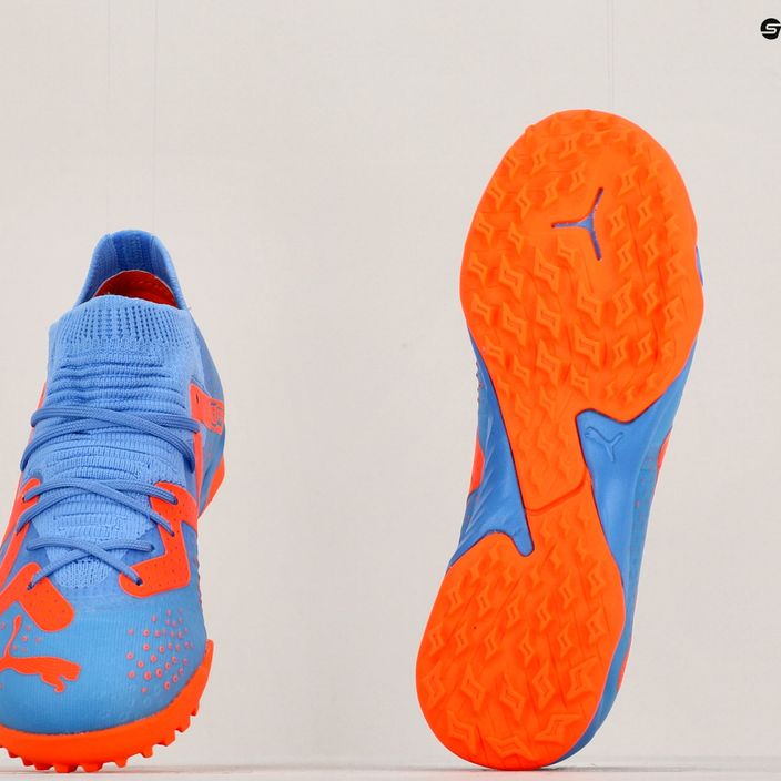 PUMA Future Match TT+Mid JR παιδικά ποδοσφαιρικά παπούτσια μπλε/πορτοκαλί 107197 01 16
