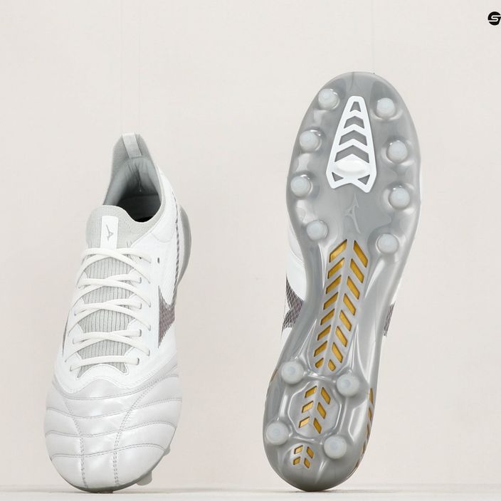 Mizuno Morelia Neo III Beta Elite ανδρικά ποδοσφαιρικά παπούτσια λευκό P1GA239104 14