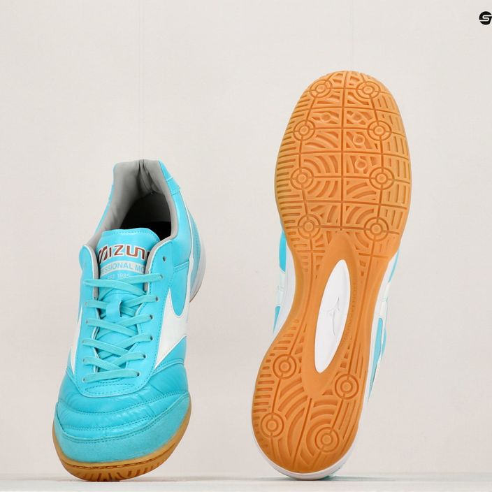 Mizuno Morelia Sala Elite IN ποδοσφαιρικά παπούτσια μπλε Q1GA230125 14