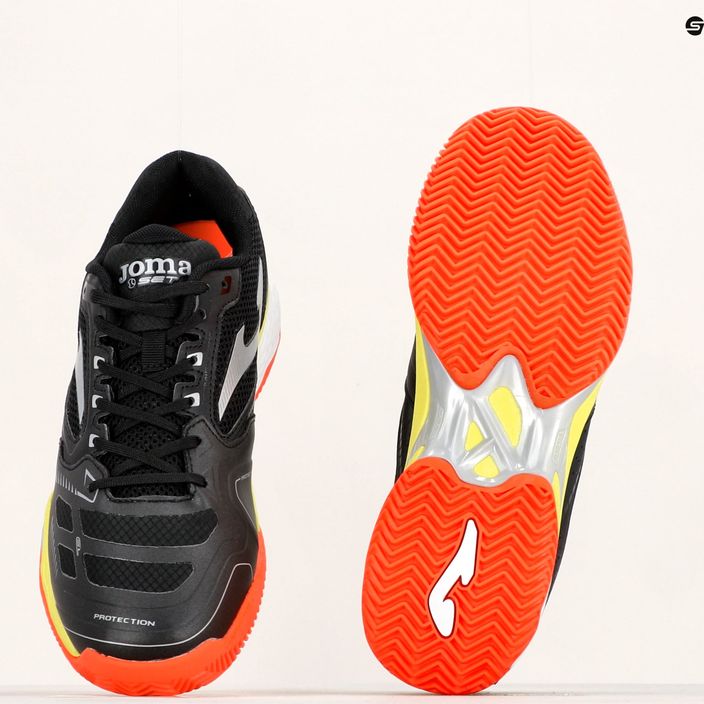Joma T.Set ανδρικά παπούτσια τένις μαύρο TSETW2201P 17