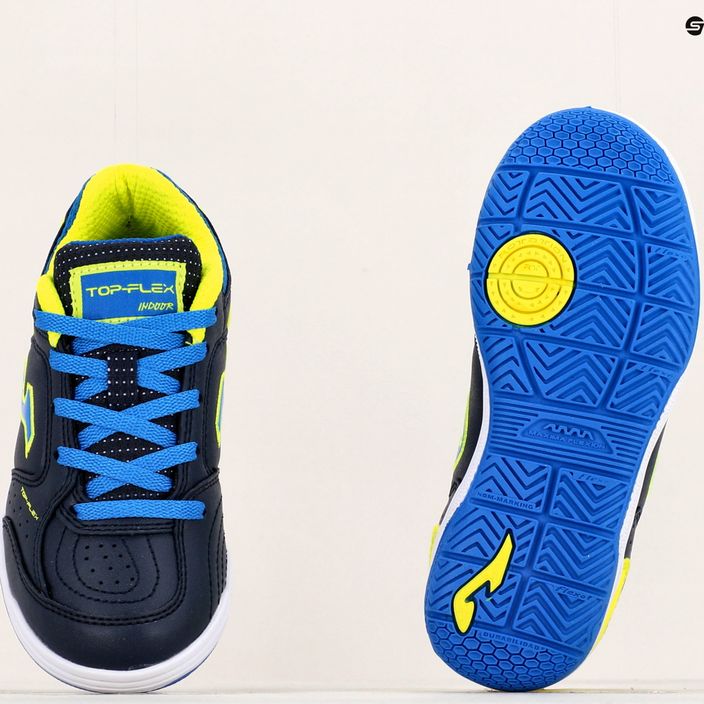 Παιδικά ποδοσφαιρικά παπούτσια Joma Top Flex IN navy/yellow 13