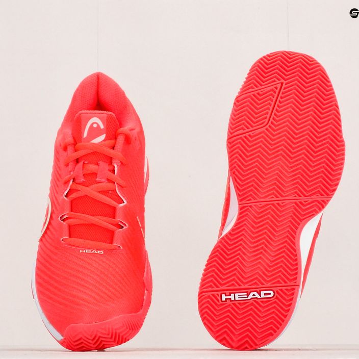 HEAD γυναικεία παπούτσια τένις Revolt Pro 4.0 Clay πορτοκαλί 274132 13