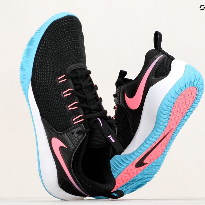 Nike Air Zoom Hyperace 2 LE παπούτσια βόλεϊ μαύρο/ροζ DM8199-064 10