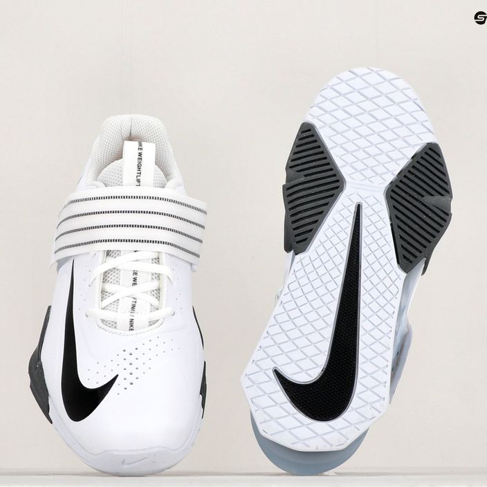 Nike Savaleos λευκά παπούτσια άρσης βαρών CV5708-100 11