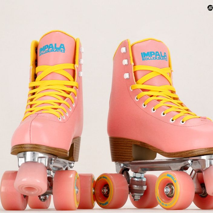 Γυναικεία πατίνια IMPALA Quad Skates ροζ και κίτρινο 16