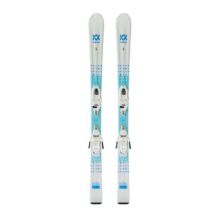 Παιδικά σκι για κατάβαση Völkl FLAIR Junior + 4.5 VMotion Jr. Lady λευκό 121475/6162T1.VB