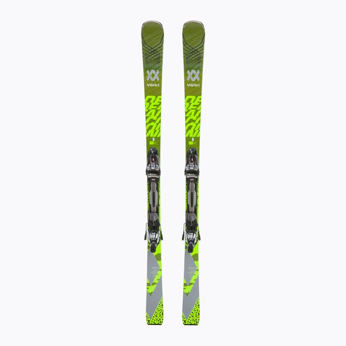 Σκι κατάβασης Völkl Deacon 76 + rMotion3 12 GW πράσινο/πράσινο νέον/λευκό μαργαριτάρι