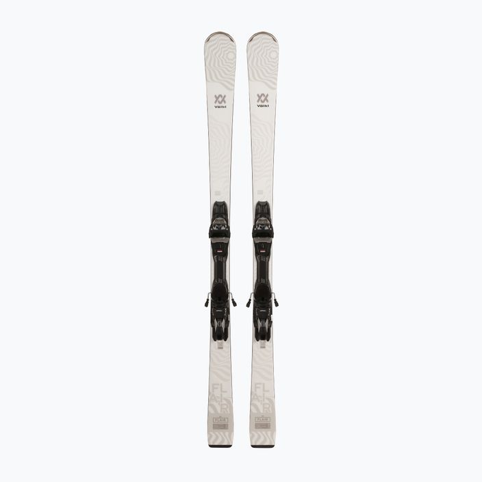 Γυναικείο σκι κατάβασης Völkl Flair SC + vMotion 11 ALU GW λευκό/ασημί