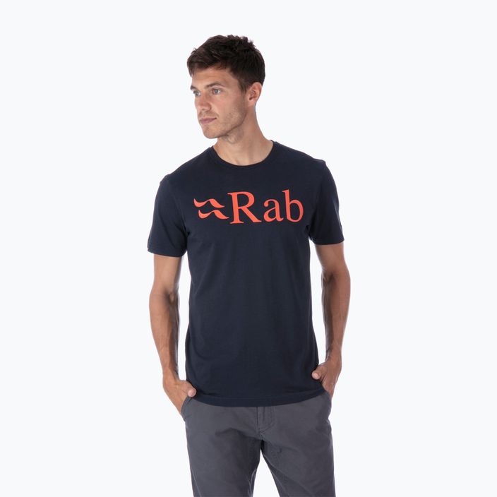 Ανδρικό μπλουζάκι Rab Stance Logo T-shirt beluga 2