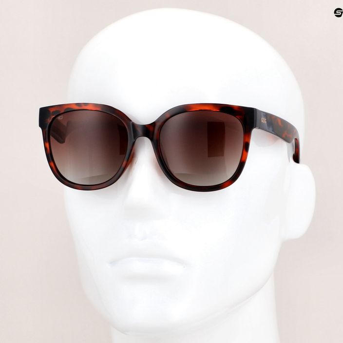 GOG γυναικεία γυαλιά ηλίου Sisi μόδας καφέ demi / gradient καφέ E733-2P 10