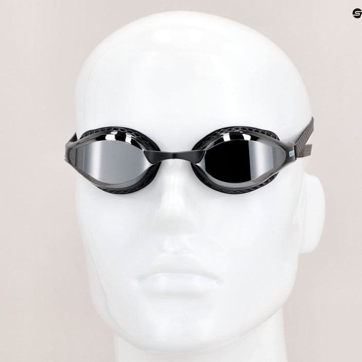 Γυαλιά κολύμβησης Arena Air-Speed Mirror ασημί/μαύρο 003151/100 7