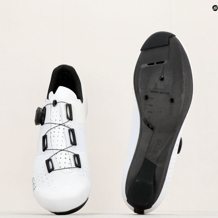 Ανδρικά παπούτσια δρόμου Fizik Tempo Overcurve R4 λευκό και μαύρο TPR4OXR1K2010 16