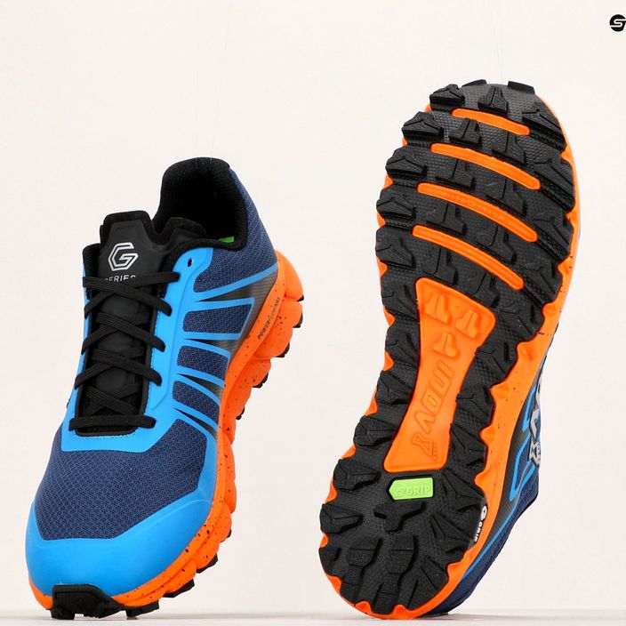 Ανδρικά παπούτσια για τρέξιμο Inov-8 Trailfly G 270 V2 μπλε-πράσινο 001065-BLNE-S-01 18