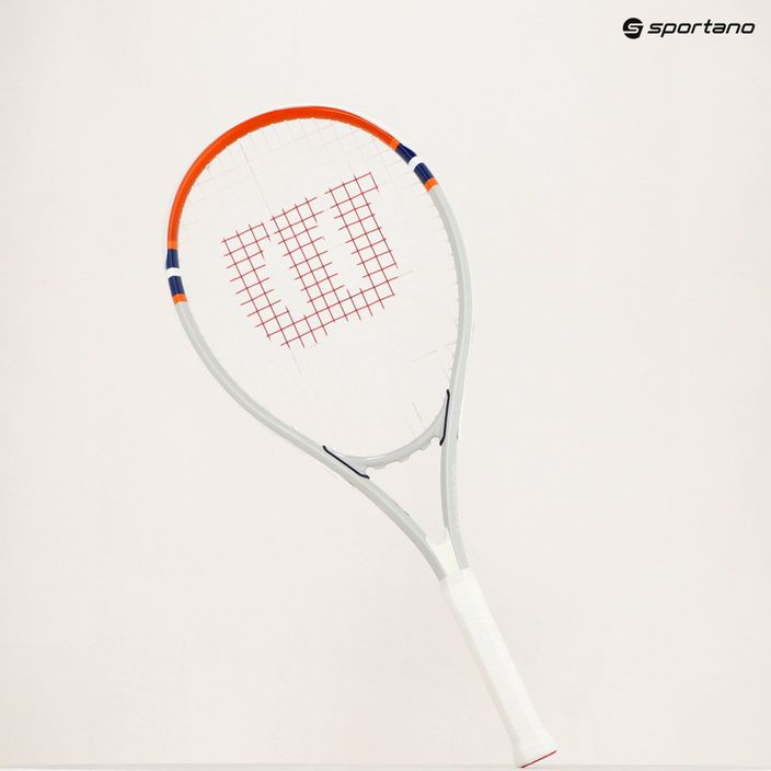 Wilson Roland Garros Elite ρακέτα τένις λευκή WR127210 10