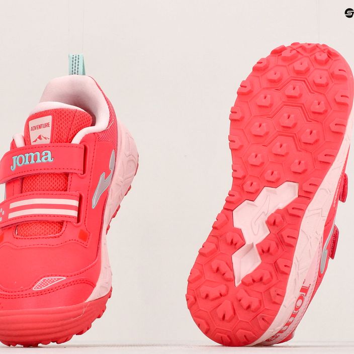 Joma J.Adventure 2210 πορτοκαλί-ροζ παιδικά παπούτσια για τρέξιμο JADVW2210V 17