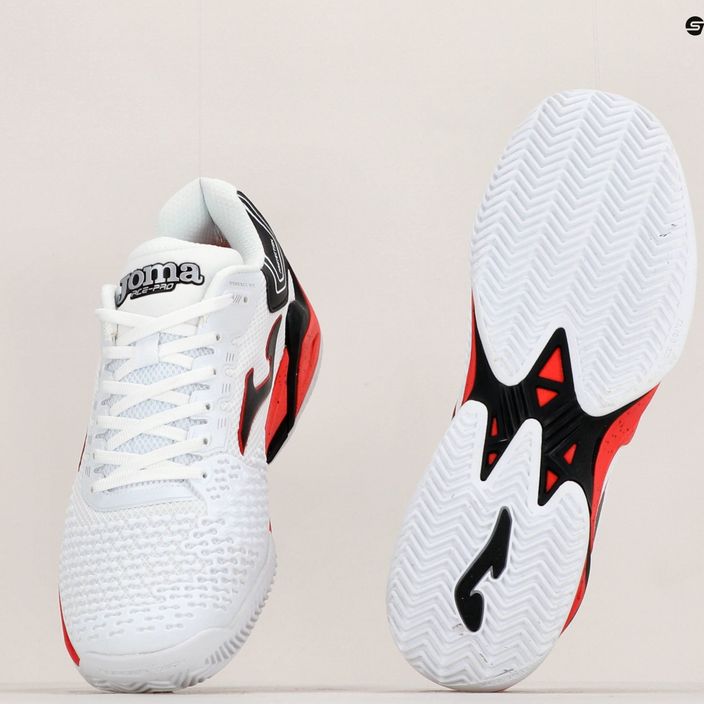 Joma T.Ace 2302 ανδρικά παπούτσια τένις λευκό και κόκκινο TACES2302P 13