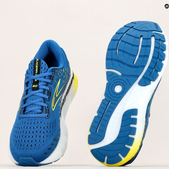 Ανδρικά παπούτσια τρεξίματος Brooks Glycerin GTS 20 μπλε 1103831D482 17