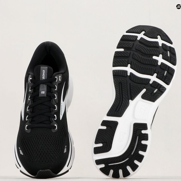 Brooks Ghost 15 ανδρικά παπούτσια για τρέξιμο μαύρο 1103931D012 17