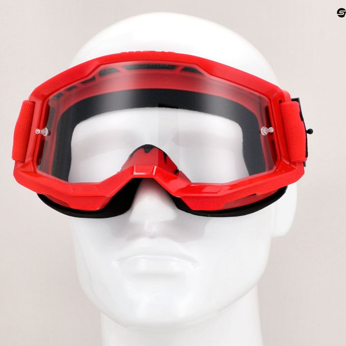 Ανδρικά γυαλιά ποδηλασίας 100% Strata 2 κόκκινο/καθαρό 50027-00004 7
