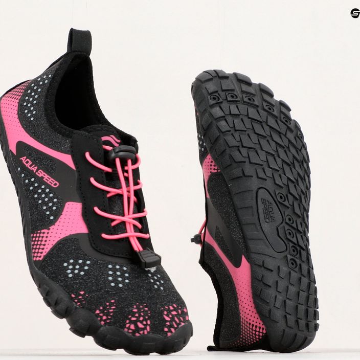 Γυναικεία παπούτσια νερού AQUA-SPEED Nautilus μαύρο-ροζ 637 17