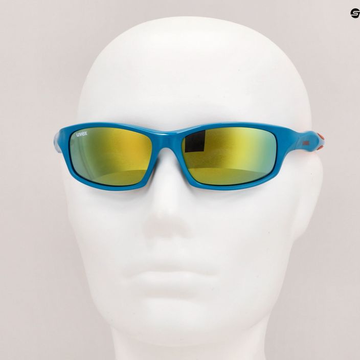 UVEX παιδικά γυαλιά ηλίου Sportstyle μπλε πορτοκαλί/ ροζ καθρέφτης 507 53/3/866/4316 11