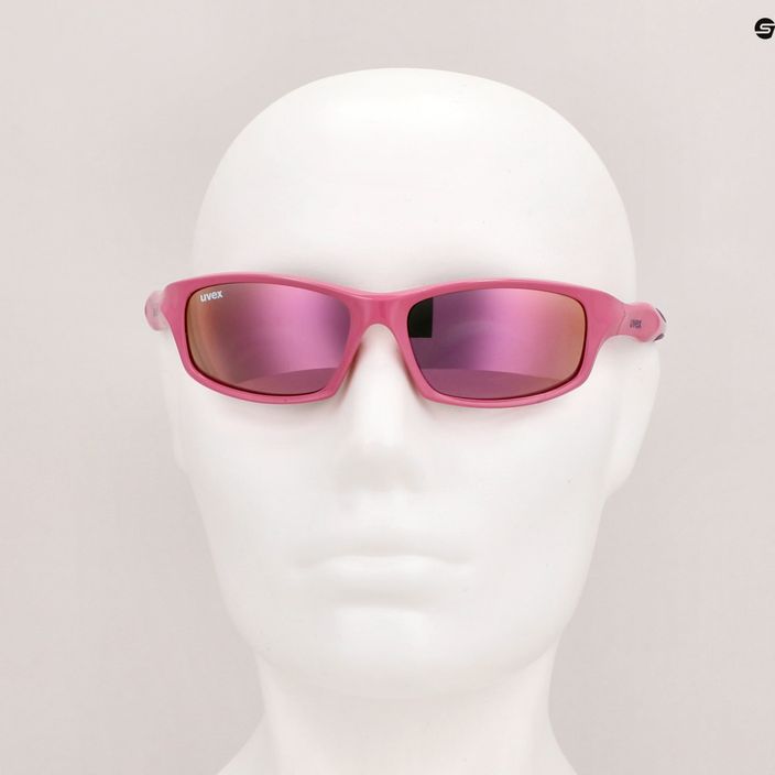UVEX παιδικά γυαλιά ηλίου Sportstyle 507 ροζ μοβ/καθρέφτης ροζ 53/3/866/6616 11