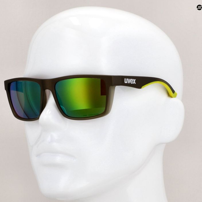 Uvex Lgl 50 CV γυαλιά ηλίου olive matt/πράσινο καθρέφτη 53/3/008/7795 11
