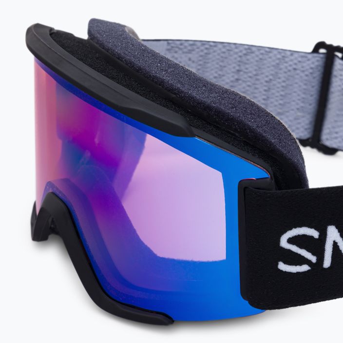 Smith Squad S μαύρα/χρωματοπικά φωτοχρωματικά γυαλιά σκι rose flash M00764 5