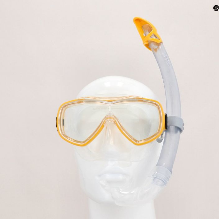 Cressi Onda + Mexico σετ κατάδυσης μάσκα + αναπνευστήρας κίτρινο DM1010151 13