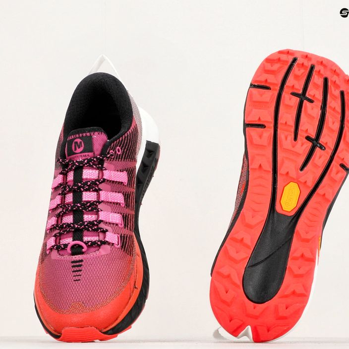 Γυναικεία παπούτσια για τρέξιμο Merrell Agility Peak 4 ροζ-πορτοκαλί J067524 13
