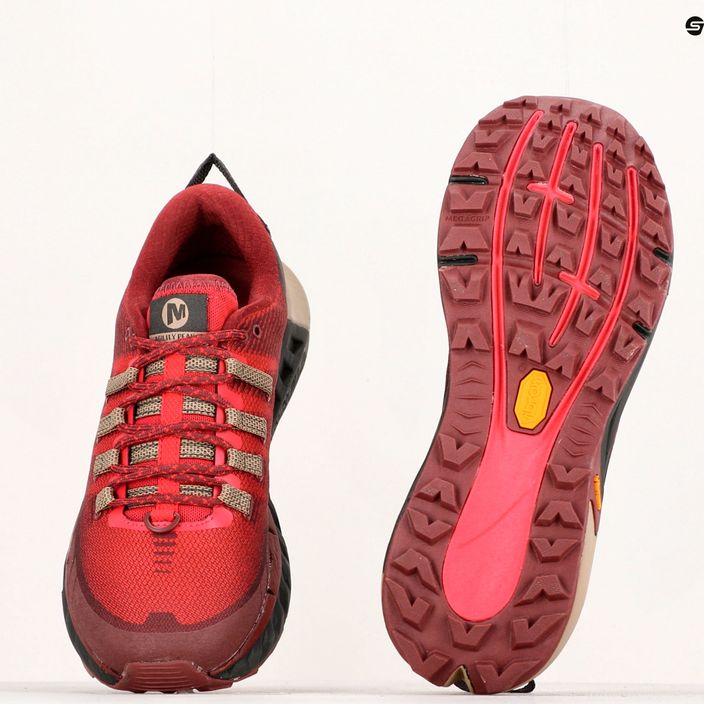Merrell Agility Peak 4 κόκκινα ανδρικά παπούτσια για τρέξιμο J066925 17