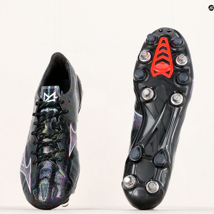 Mizuno Alpha JP Mix ανδρικά ποδοσφαιρικά παπούτσια μαύρο P1GC236001 14
