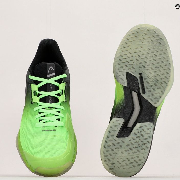 HEAD ανδρικά παπούτσια τένις Sprint Pro 3.5 Indoor πράσινο/μαύρο 273812 14
