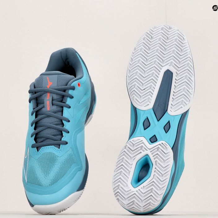 Ανδρικά παπούτσια τένις Mizuno Wave Exceed Light CC μπλε 61GC222032 17