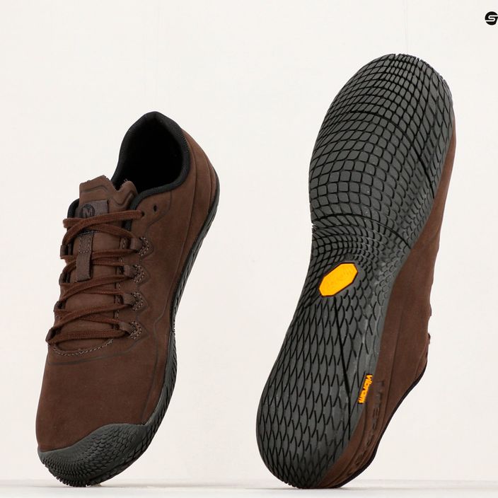 Ανδρικά παπούτσια για τρέξιμο Merrell Vapor Glove 3 Luna LTR καφέ J003227 13