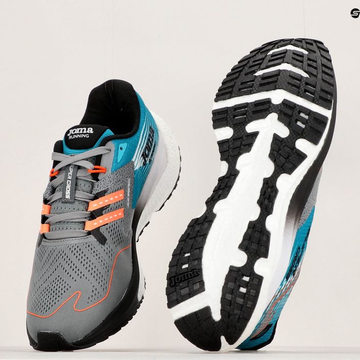 Ανδρικά παπούτσια τρεξίματος Joma R.Supercross 2312 μπλε-γκρι RCROS2312 13