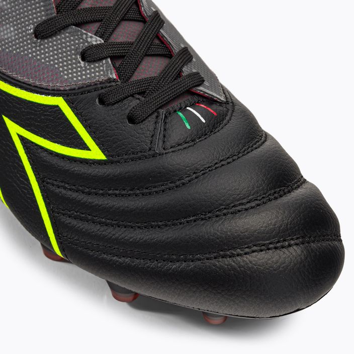 Ανδρικά ποδοσφαιρικά παπούτσια Diadora Brasil Elite Veloce ITA LPX μαύρα και καστανοκόκκινα DD-101.178785-D0136-43 7
