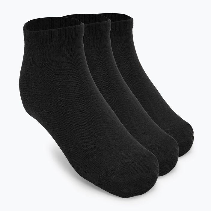 FILA Unisex Invisble Plain 3 Pack κάλτσες μαύρες
