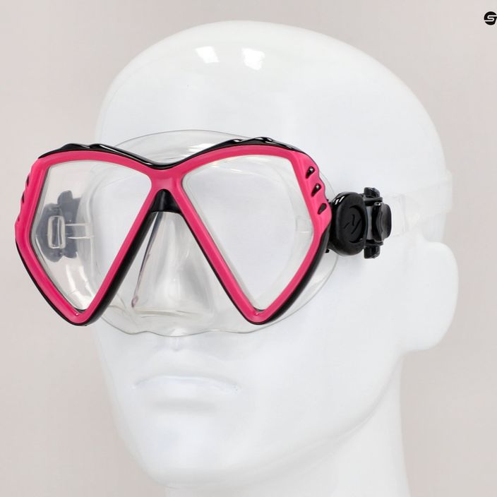 Aqualung Cub διάφανη/ροζ μάσκα κατάδυσης junior MS5530002 8