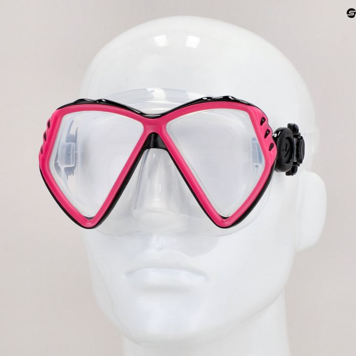 Aqualung Cub διάφανη/ροζ παιδική μάσκα κατάδυσης MS5540002 8