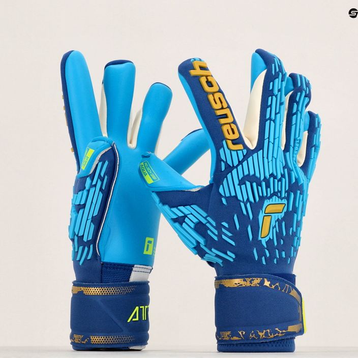 Reusch Attrakt Freegel Aqua Αντιανεμικά γάντια τερματοφύλακα μπλε 5370459-4433 9