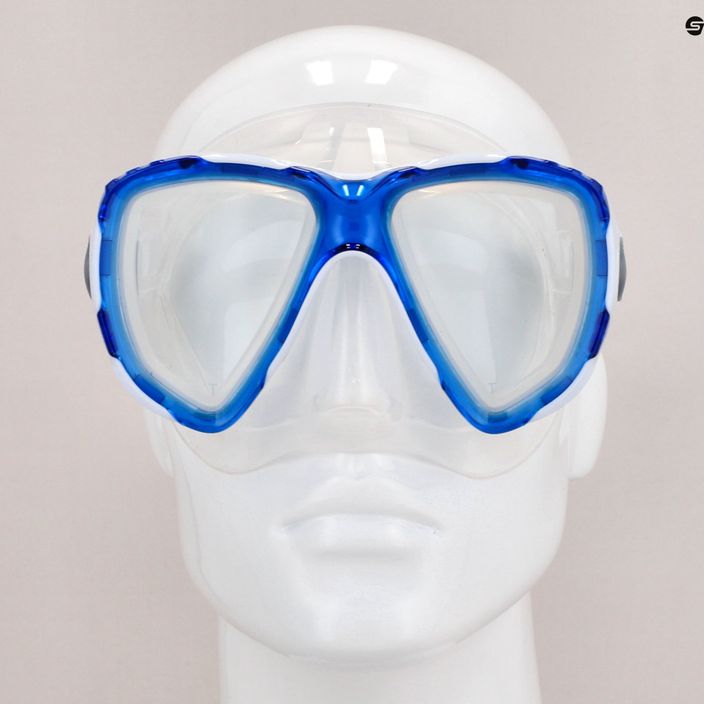 Mares Trygon μάσκα κατάδυσης με αναπνευστήρα διαφανής και μπλε 411262 8