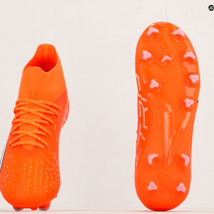 PUMA Ultra Pro FG/AG Jr παιδικά ποδοσφαιρικά παπούτσια ultra orange/puma white/blue glimmer 12