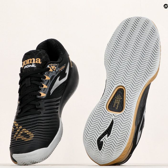 Joma T.Point ανδρικά παπούτσια τένις μαύρο και χρυσό TPOINS2371P 20