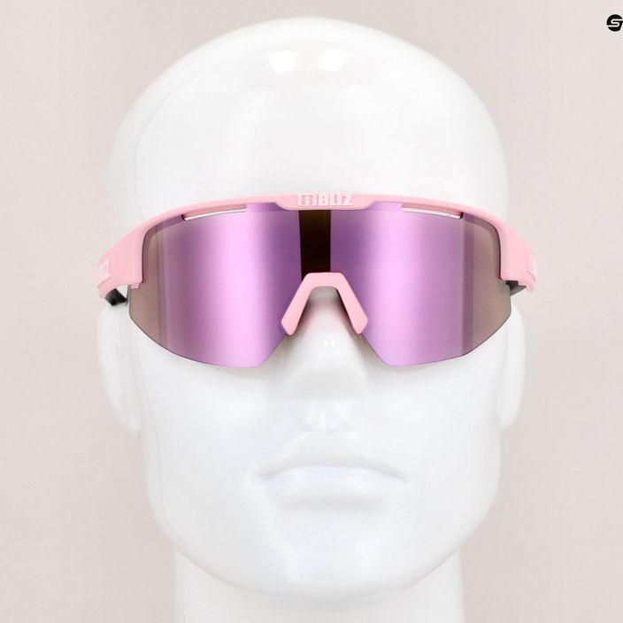 Bliz Matrix ματ σκόνη ροζ/καφέ ροζ πολυ 52104-49 γυαλιά ποδηλασίας 11